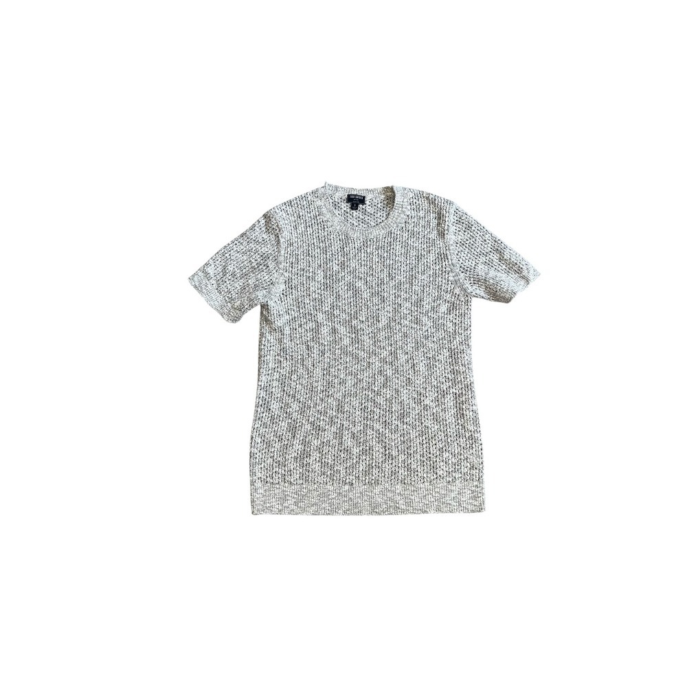 Todd Snyder Slubbed Cotton Knit Heather Gray Sz s Preppy Designer Essential